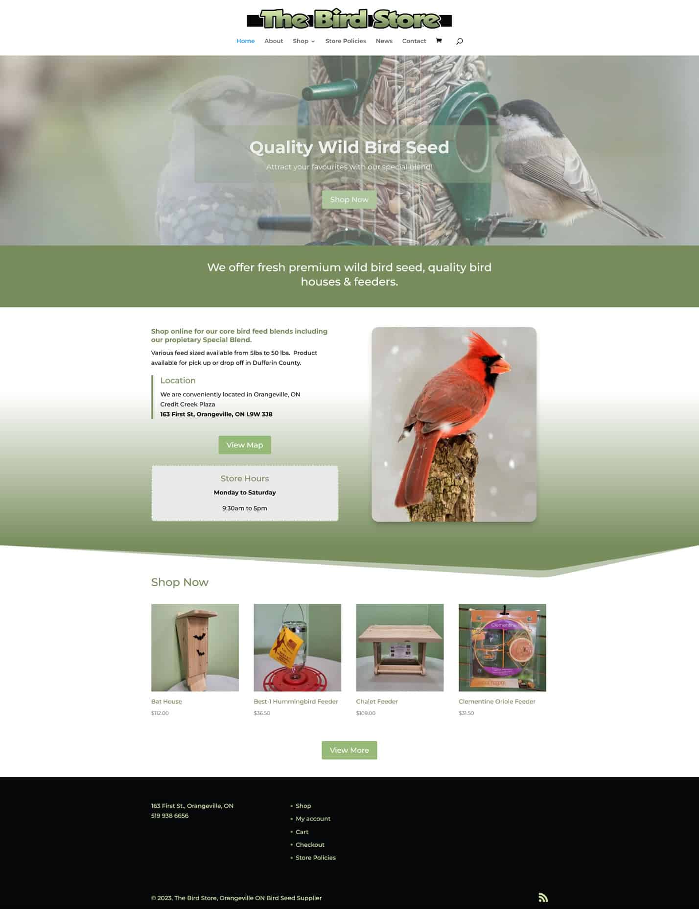 The Bird Store- E-commerce