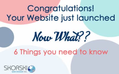 Congratulations! Your Website is online….Now What?